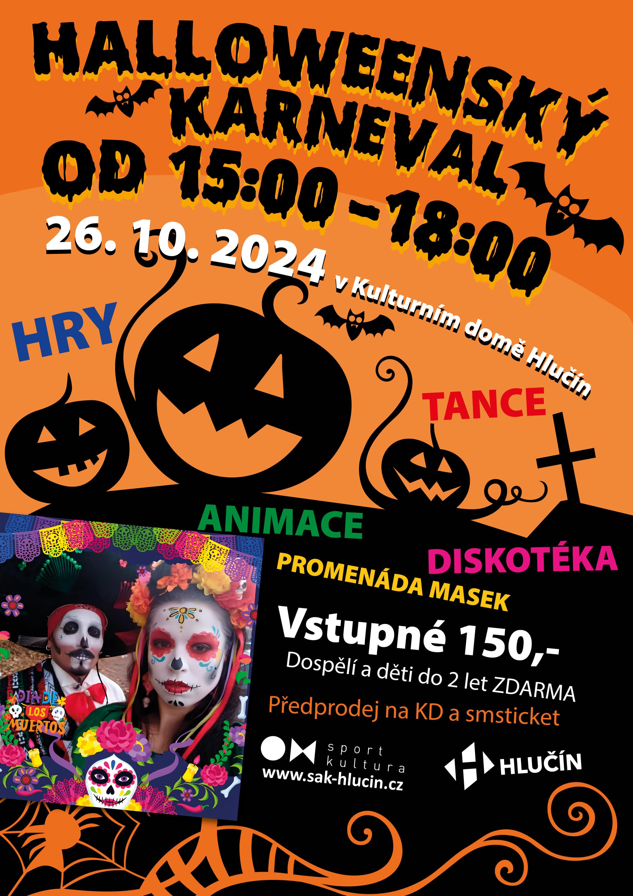 Halloweenský karneval pro děti