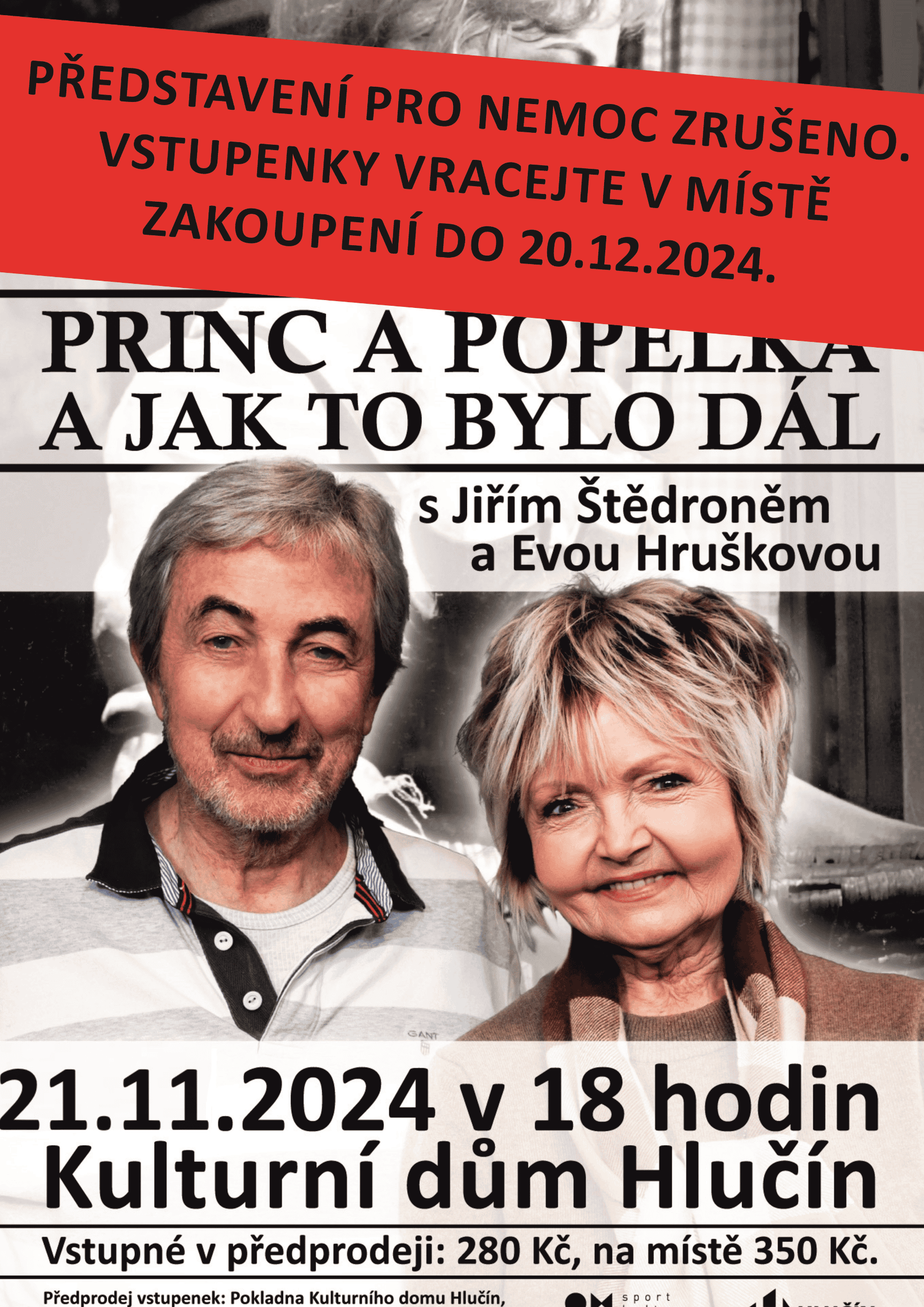 PRINC A POPELKA A JAK TO BYLO DÁL - ZRUŠENO