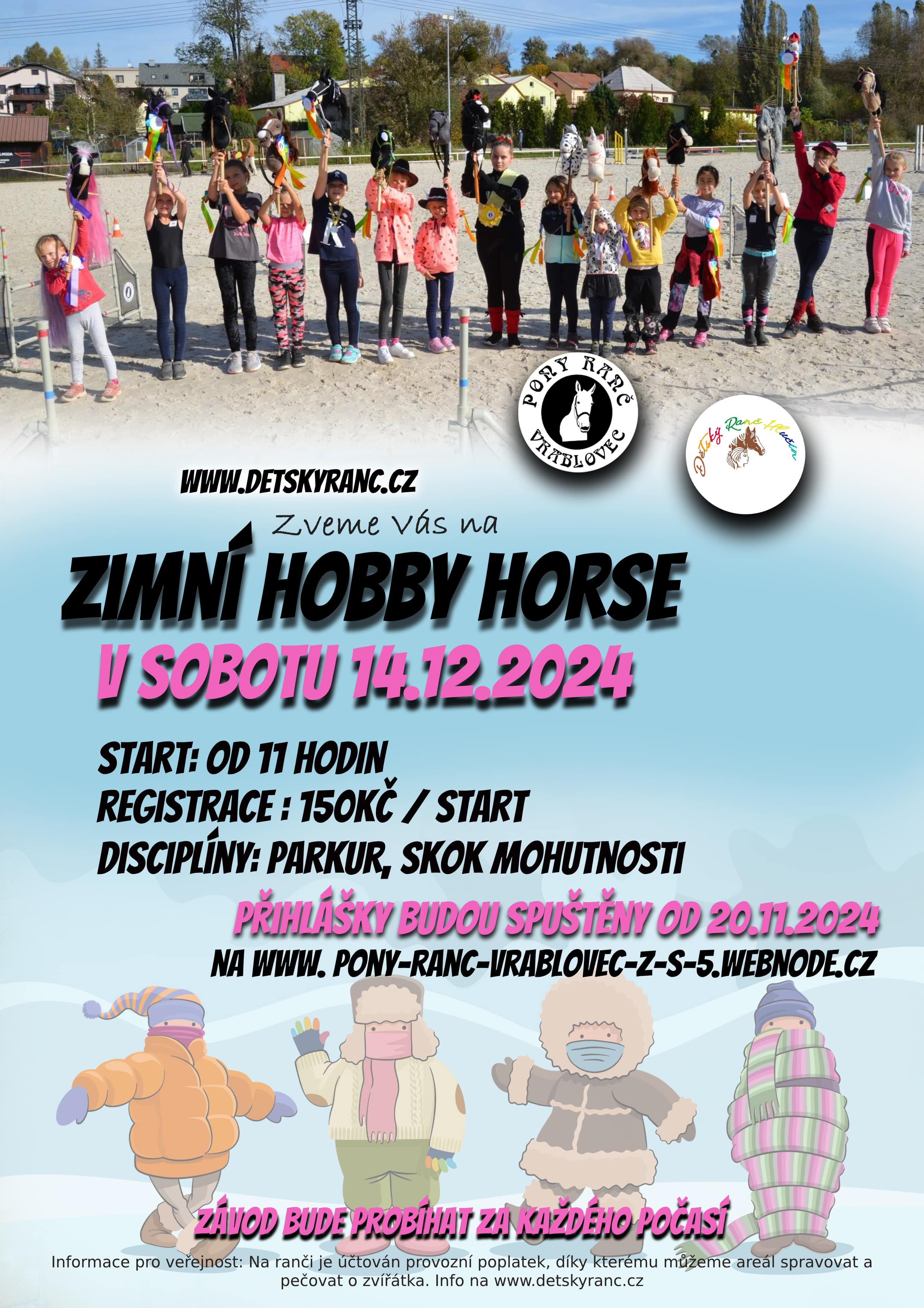 ZIMNÍ HOBBY HORSE ZÁVODY