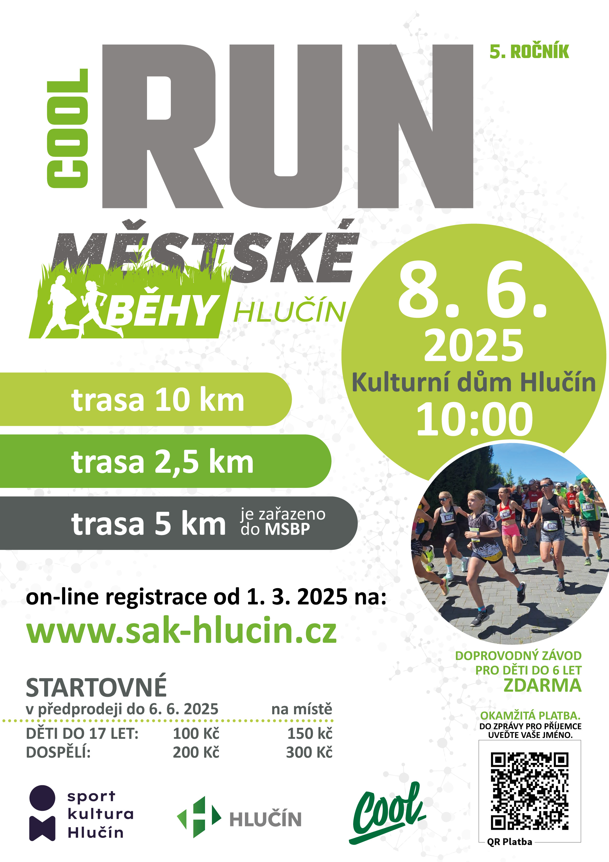 COOL RUN – Městské běhy Hlučín 2025