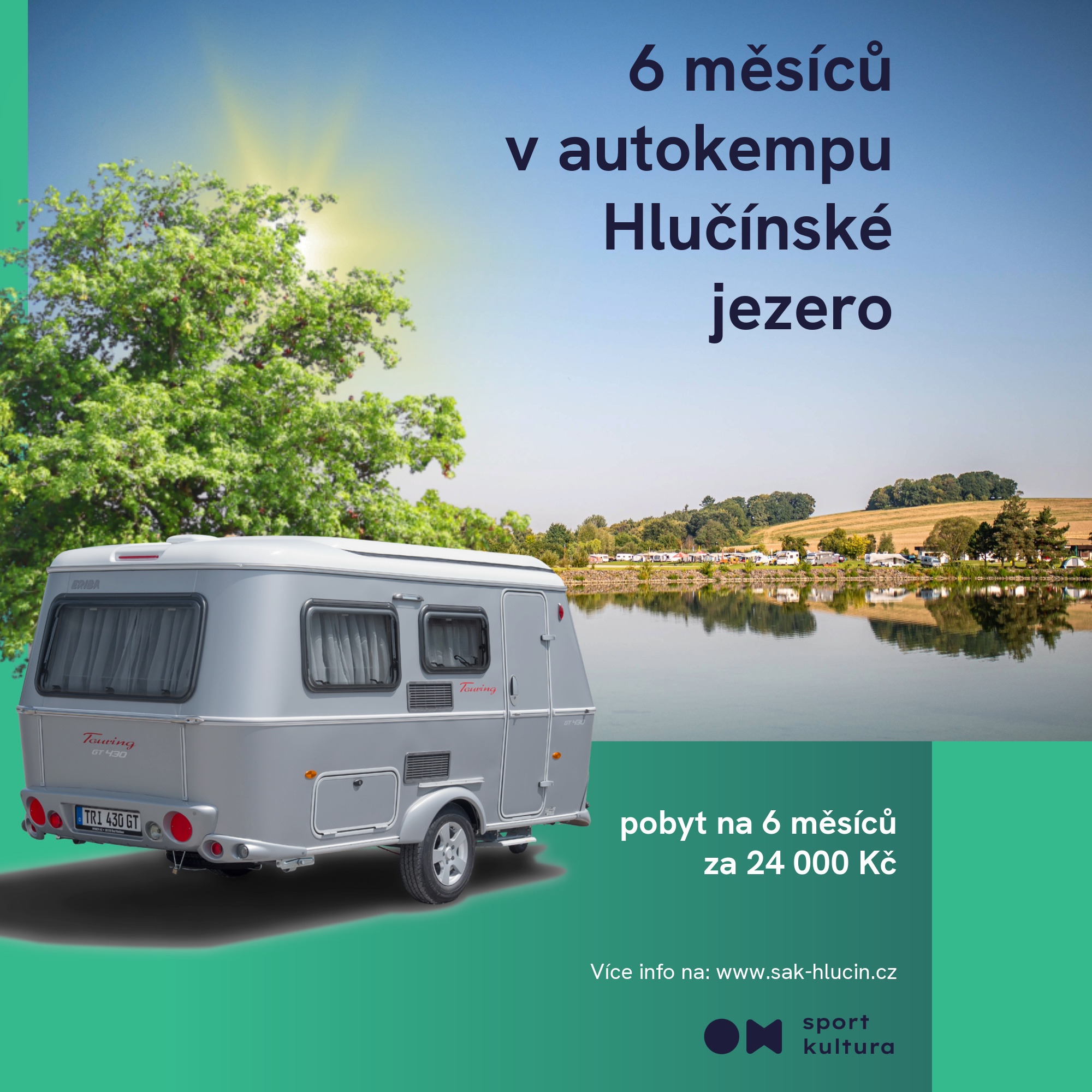 Akční nabídka sezónního stání u Hlučínského jezera Akční nabídka sezónního stání u Hlučínského jezera